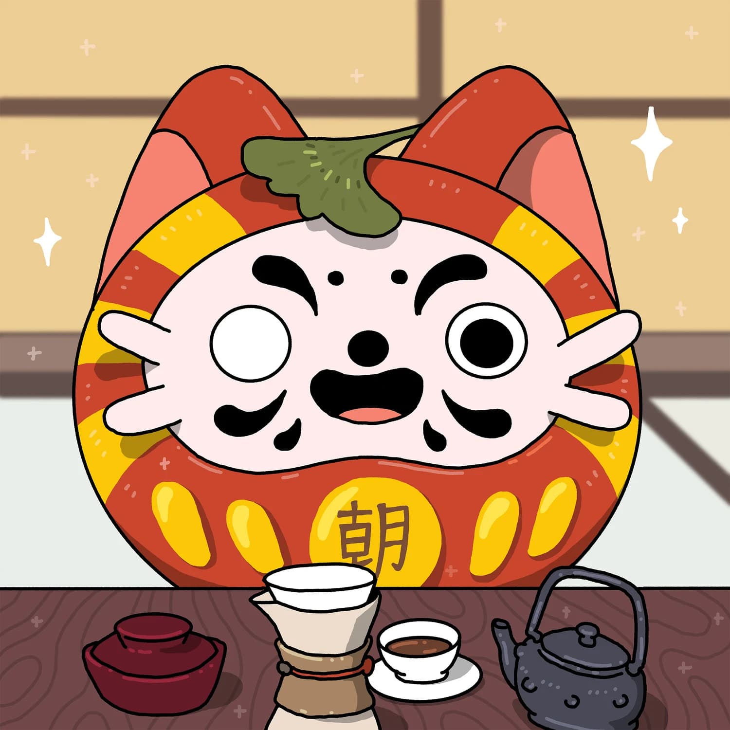 Neko Daruma