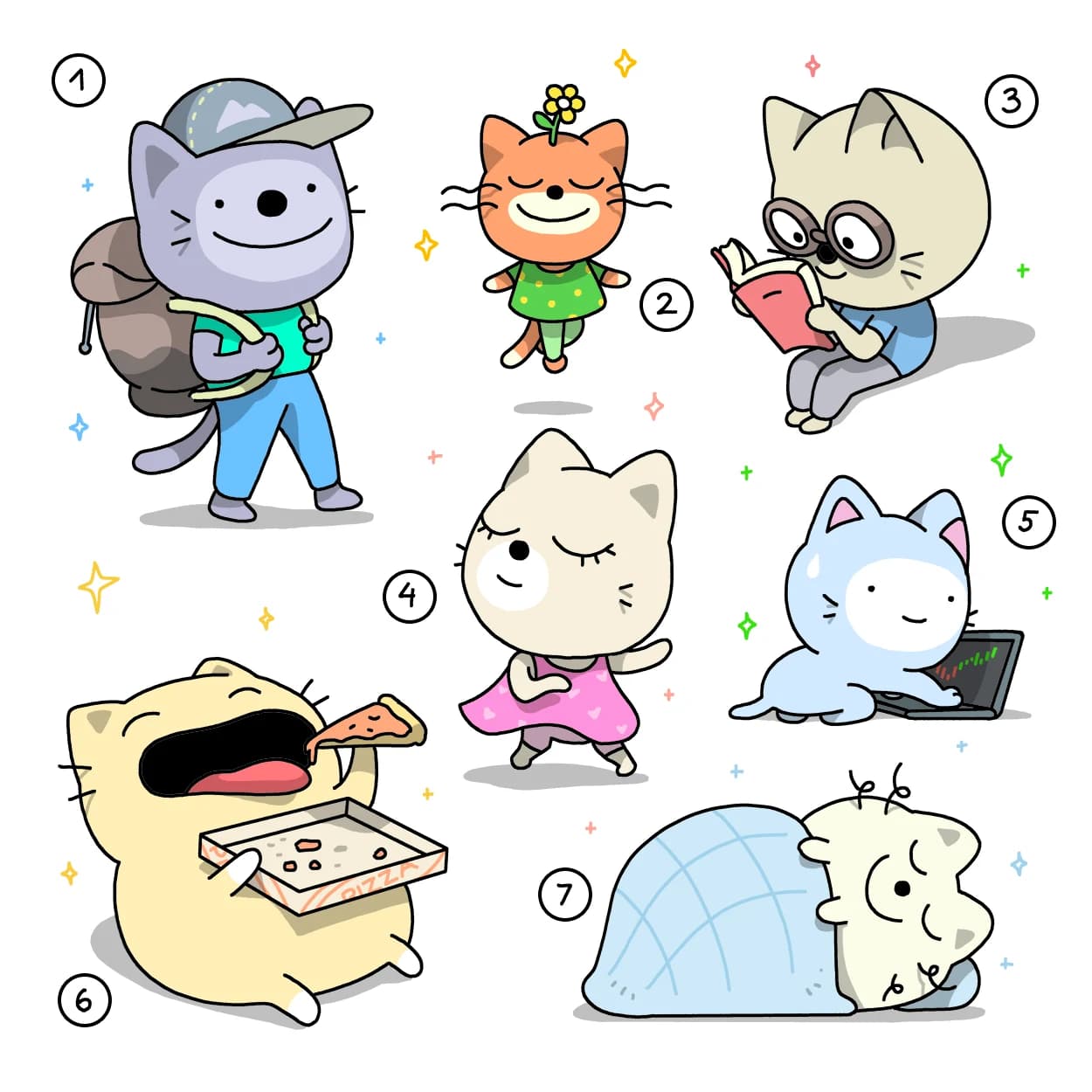 Choose your cat mood