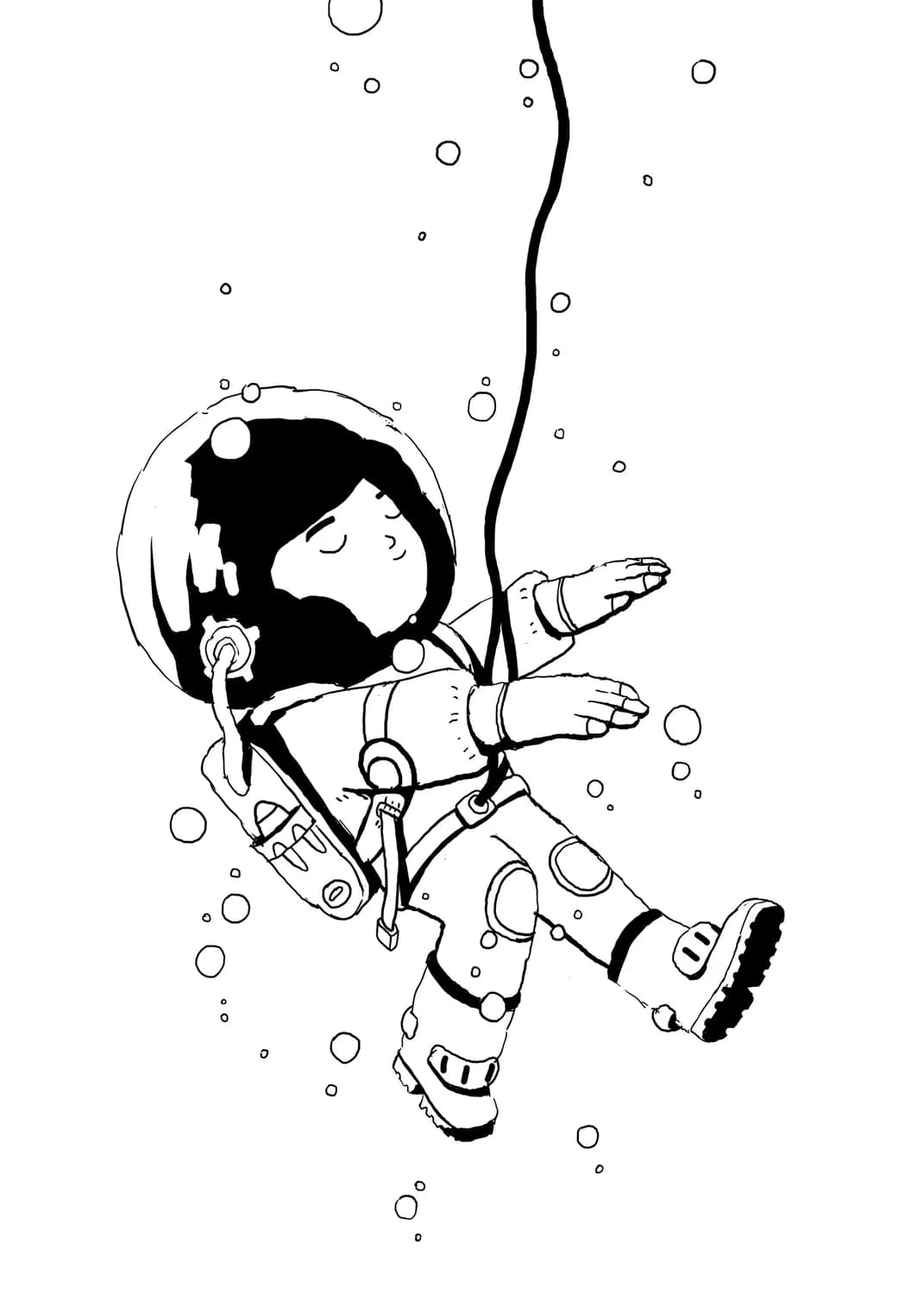Underwater sleepwalker