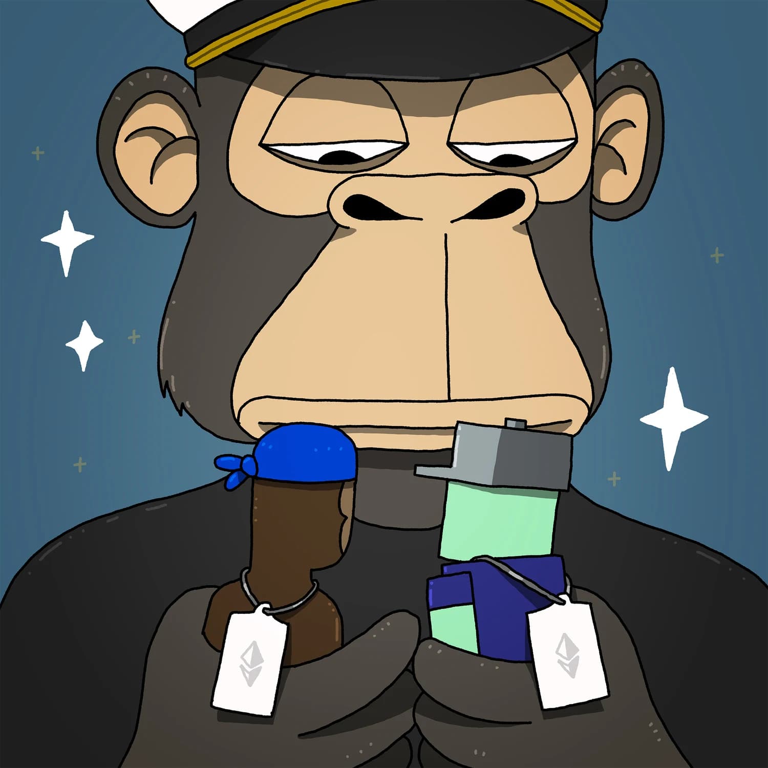 Apes bought Cyberpunks and Meebits