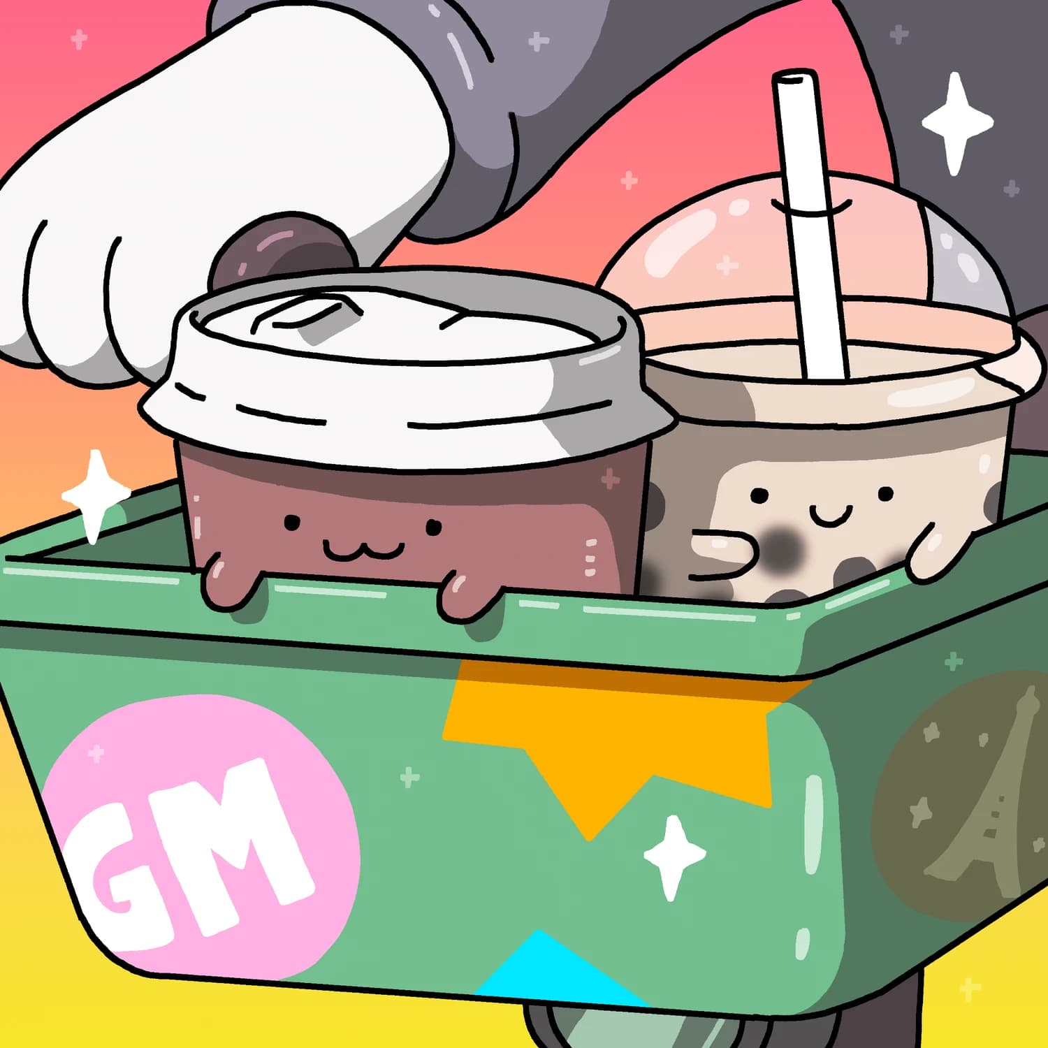 Coffee and Boba Tea