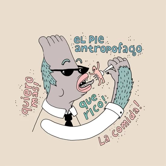 El pie antropofago