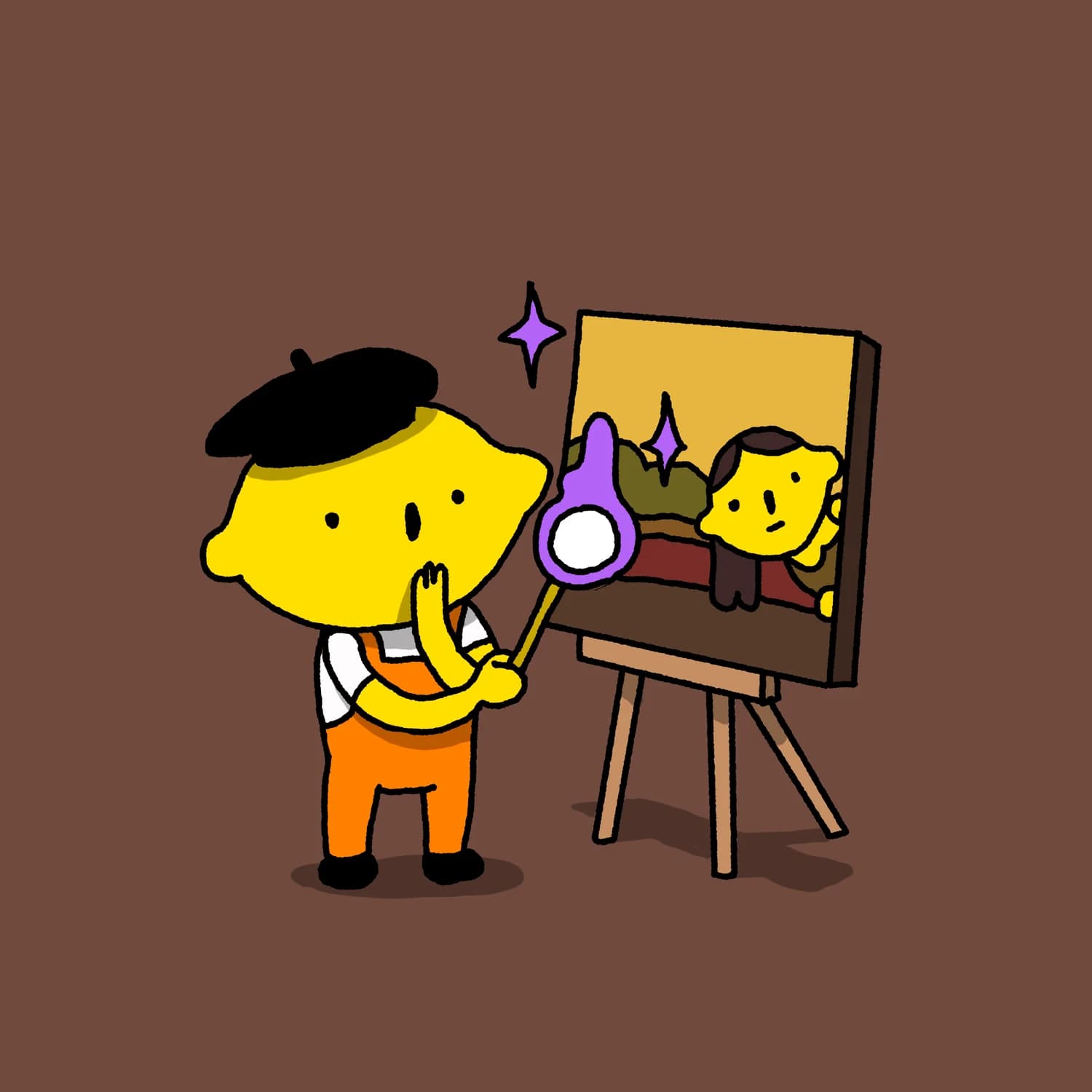 Little Lemon #9641 conjures up the Lemona Lisa.