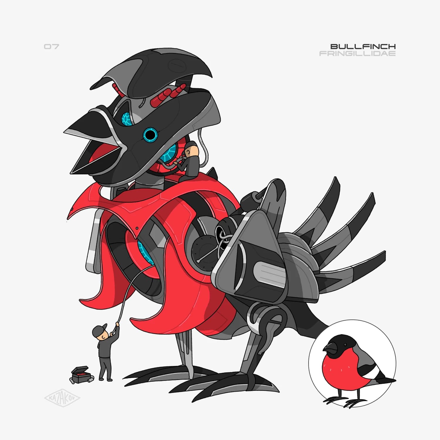 Robobirds — Bullfinch