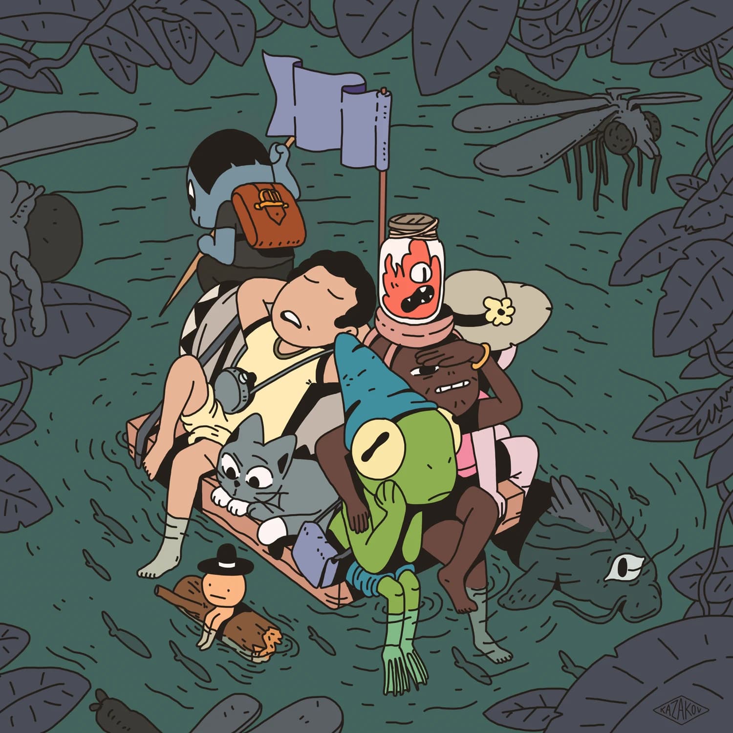 On a raft