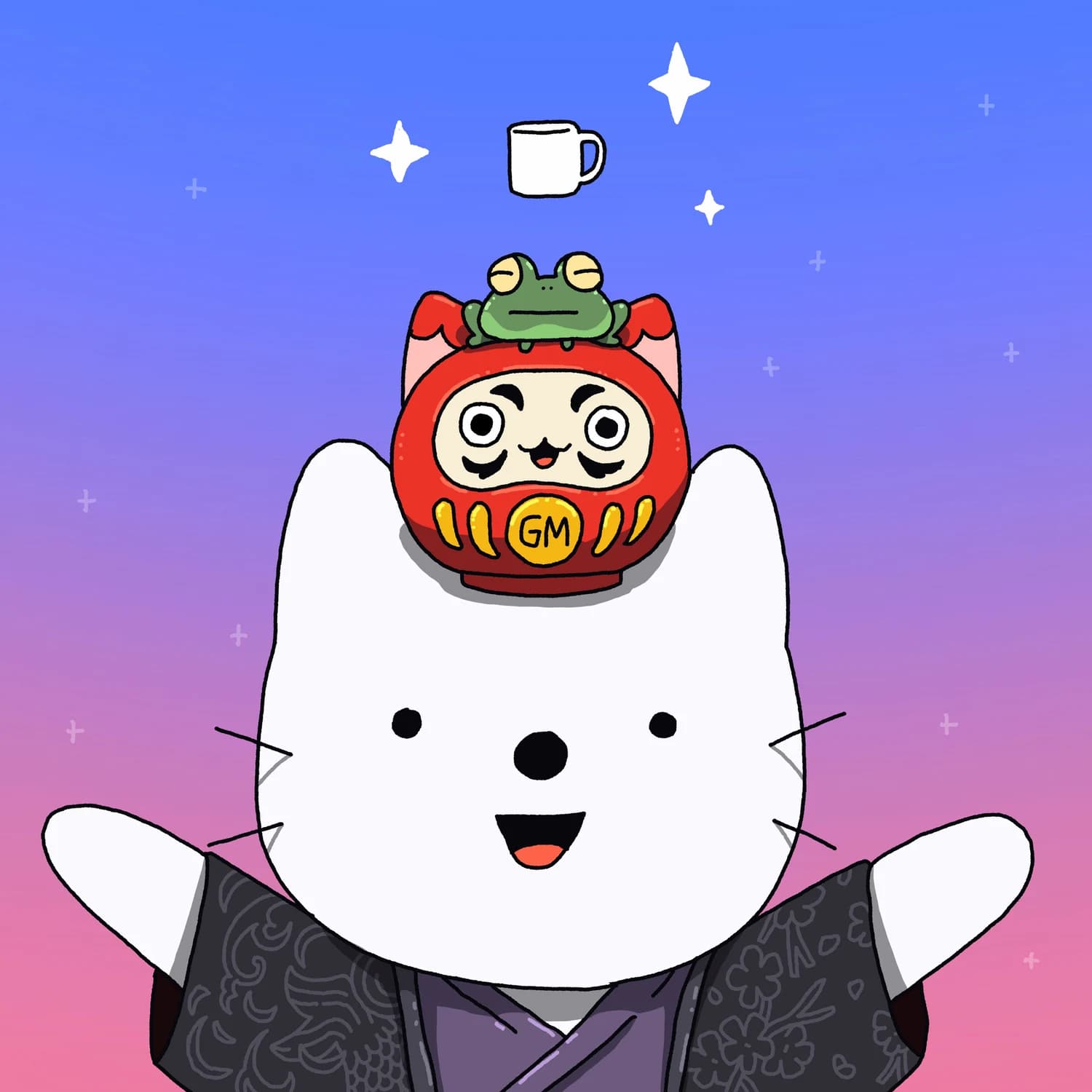 GM Neko Darumas