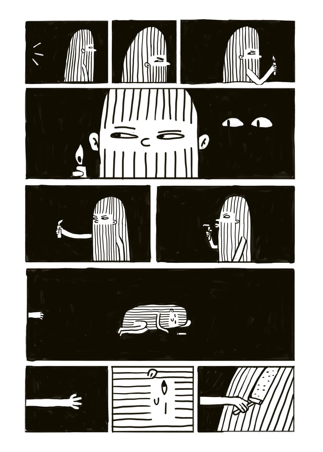 In the dark