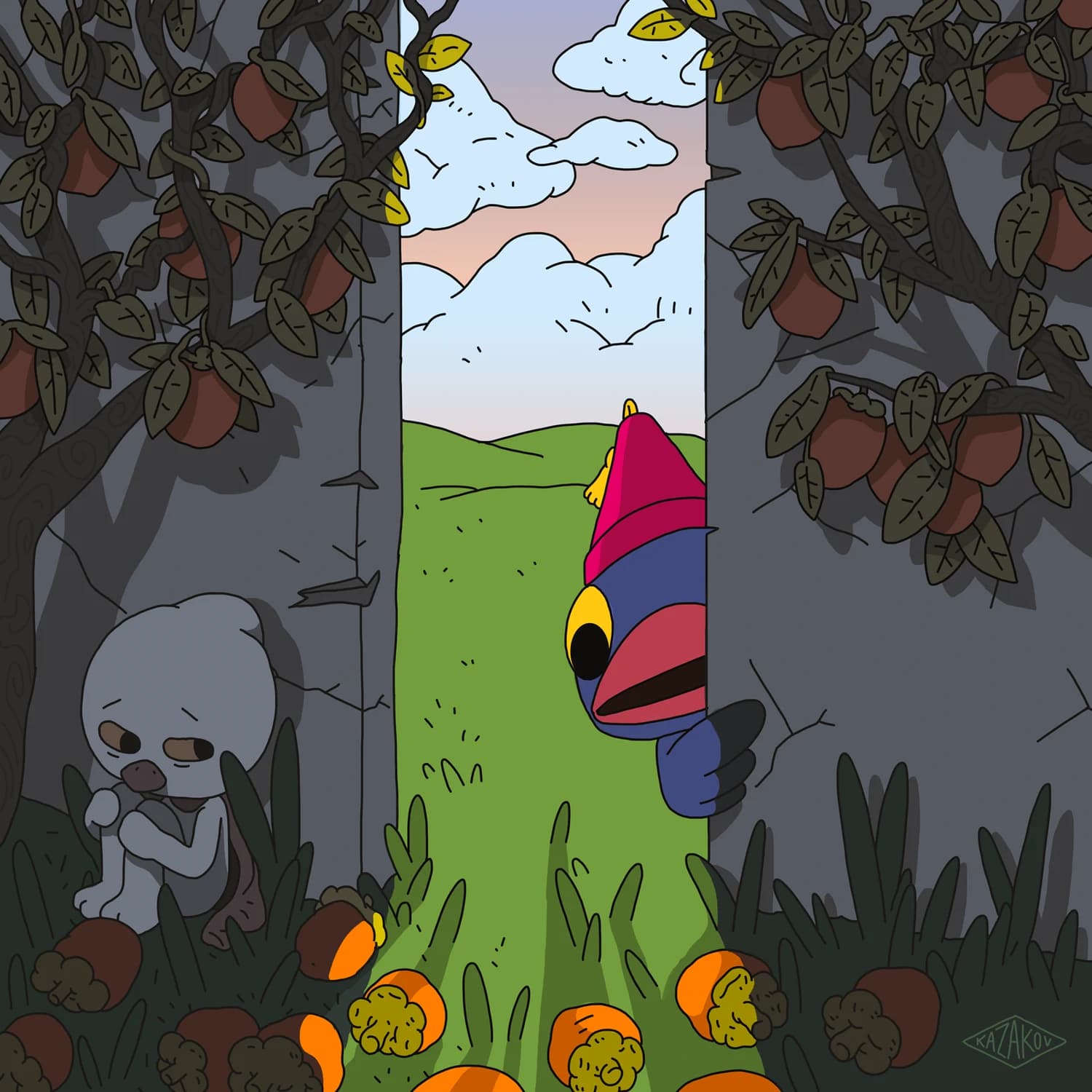 The Persimmon Thief