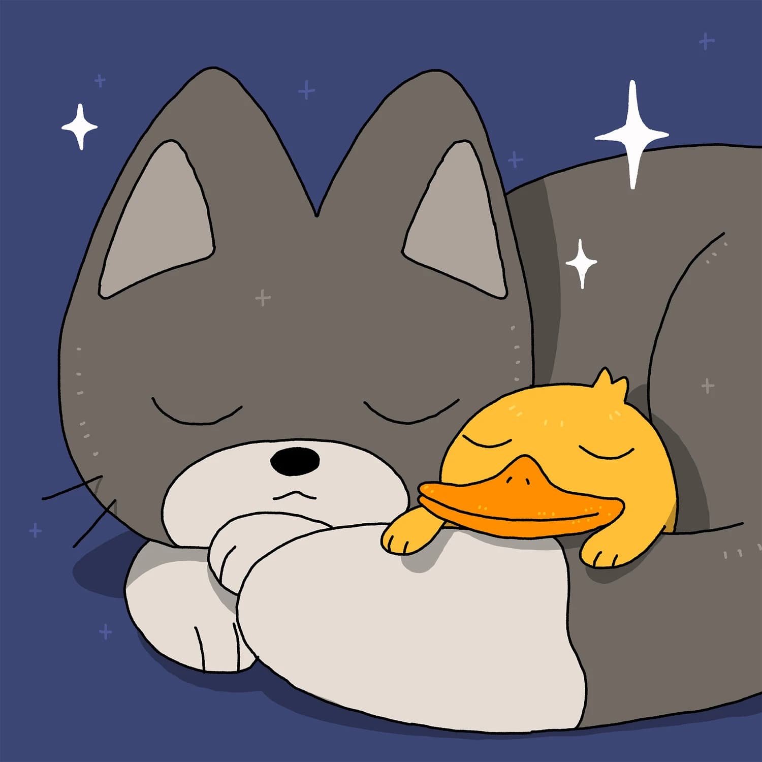 Cat and Duck