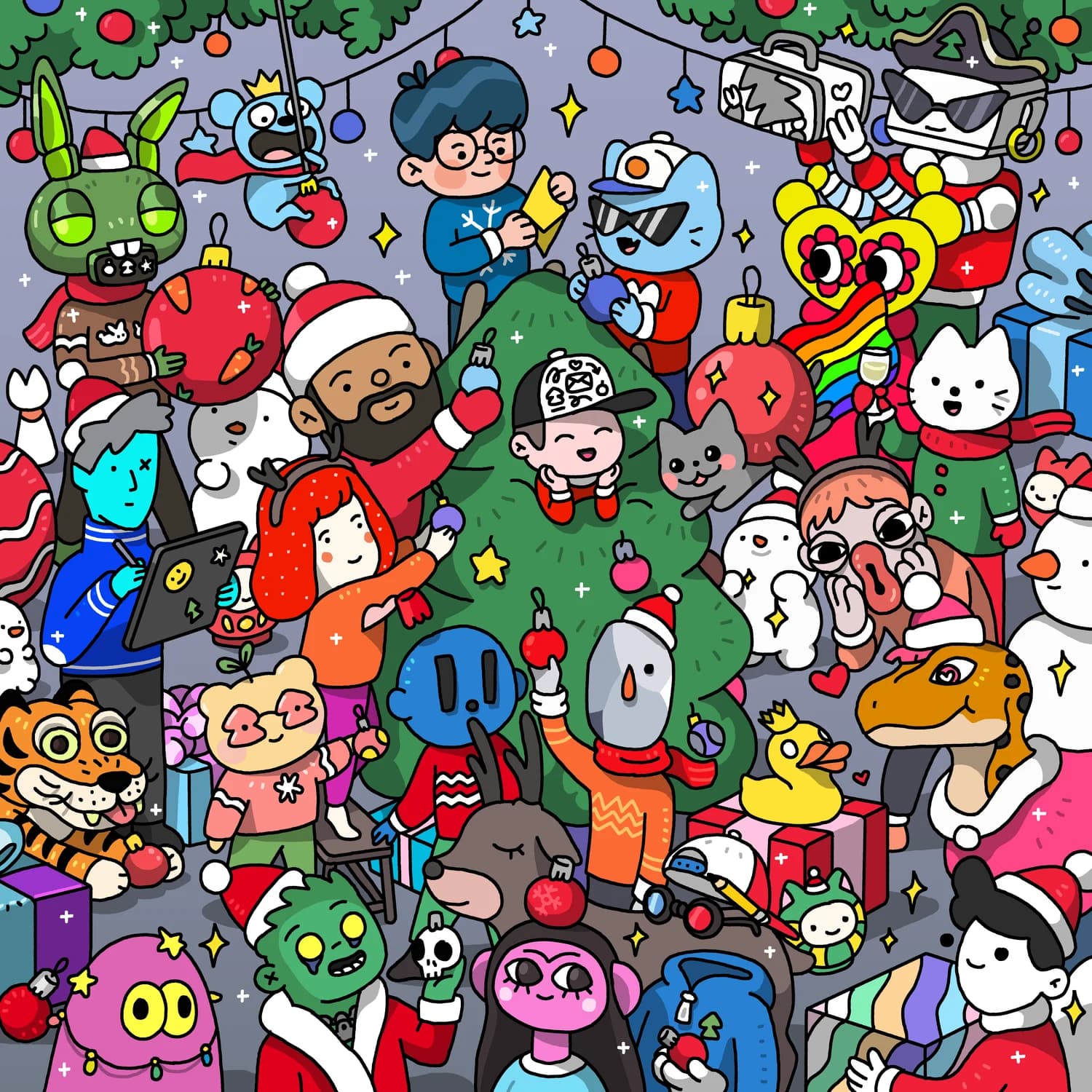 Christmas with NFT Artists