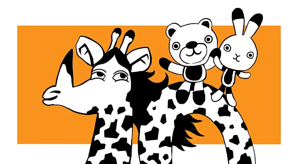 Giraffe and Friends