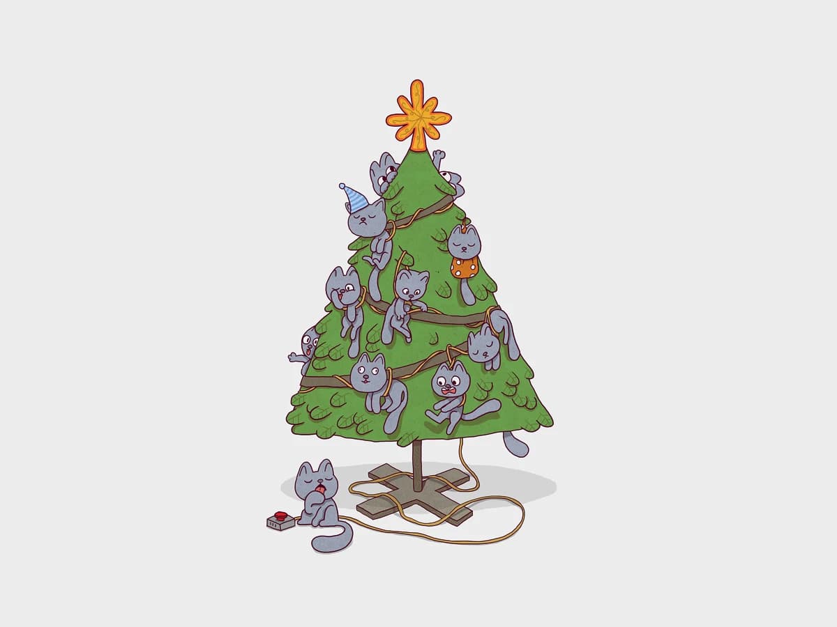 Xmas Meow Tree