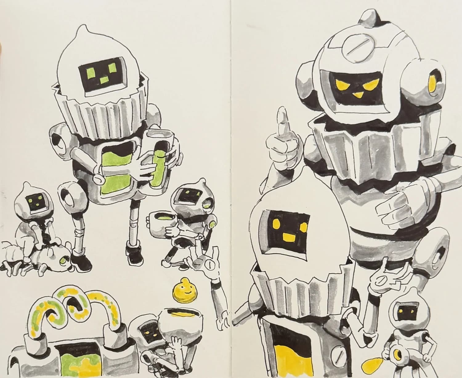 Cupcake Robots
