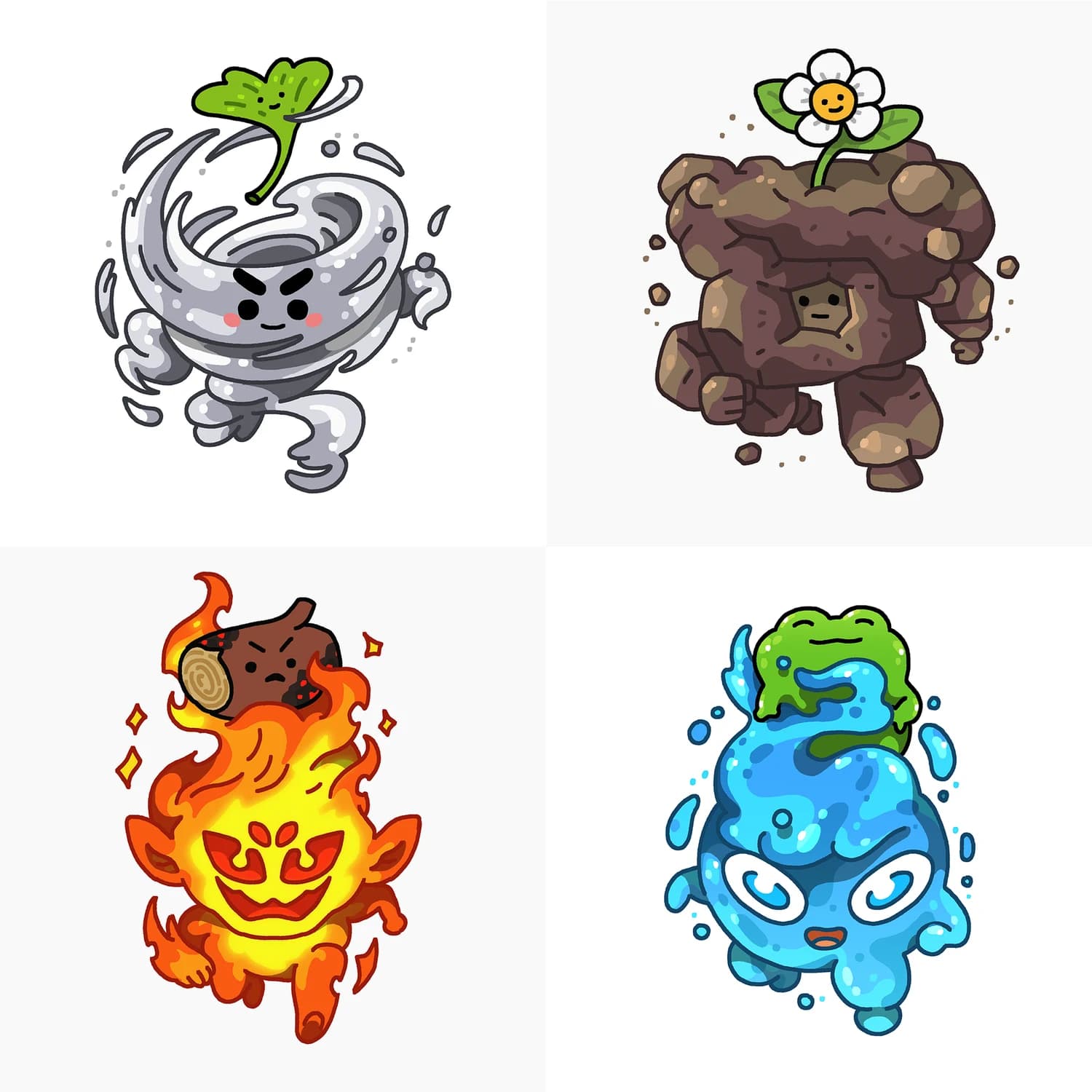 Rodeo Riders. Elementals