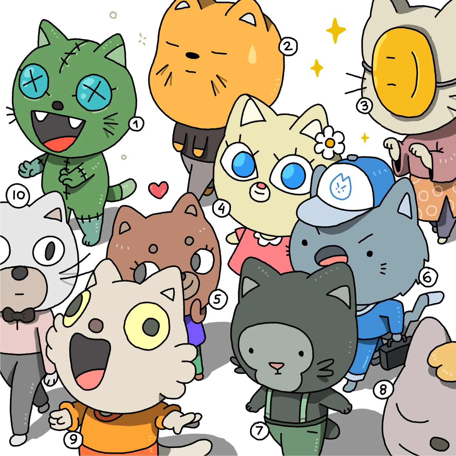 Choose your cat mood