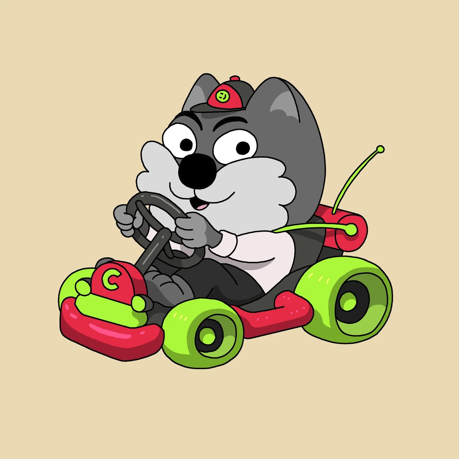 Super mario kart but with cats