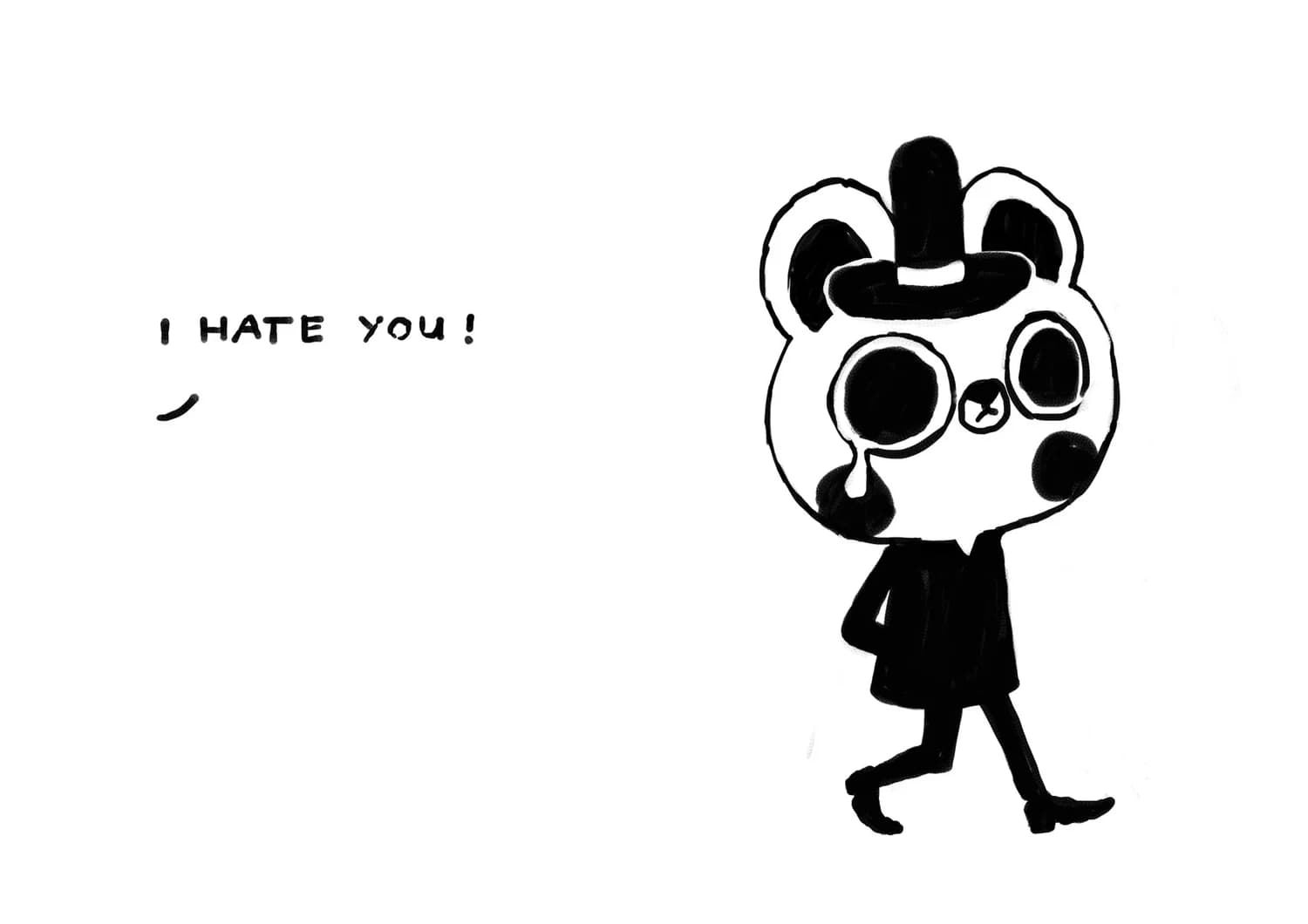 I hate you