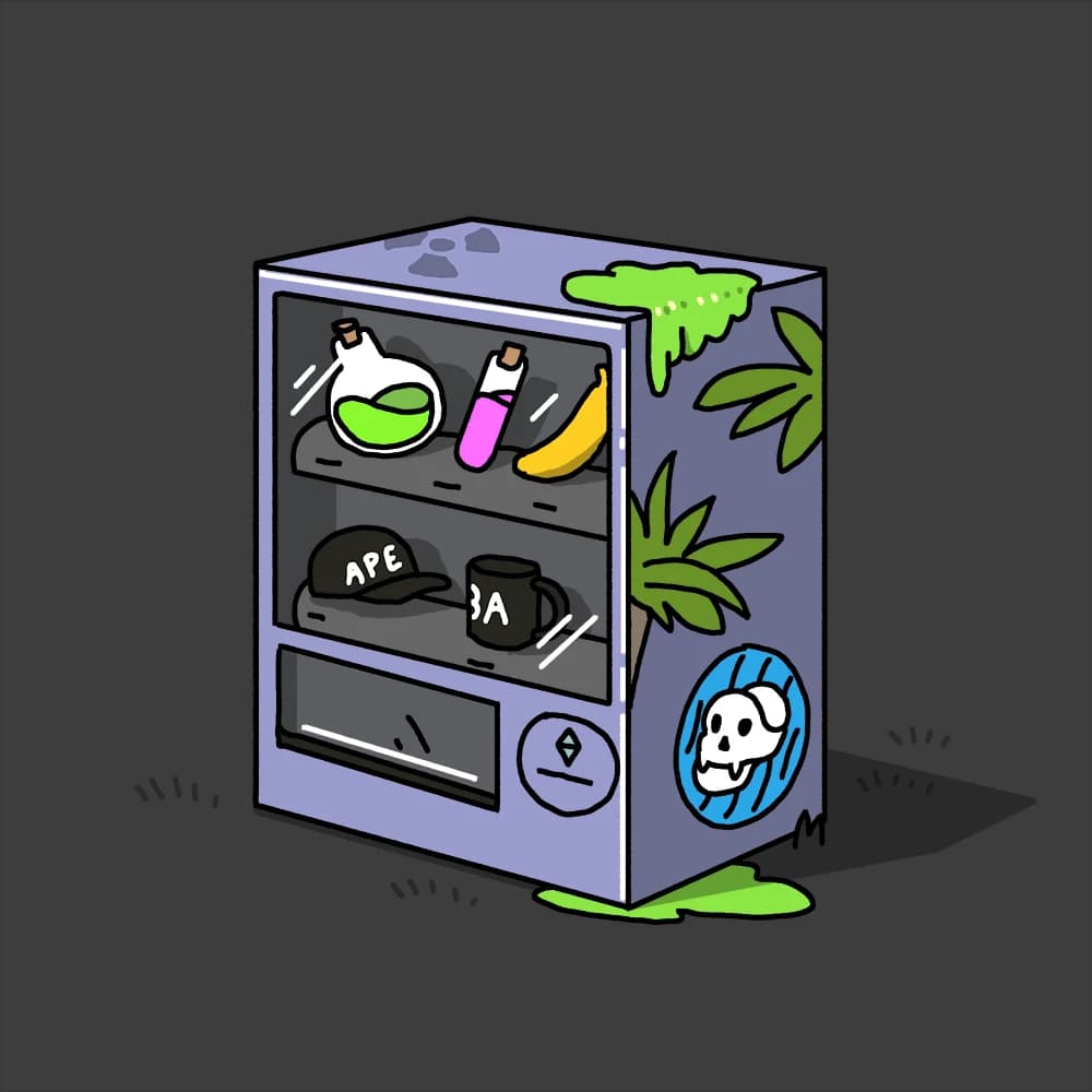 Ape Land Vending machine