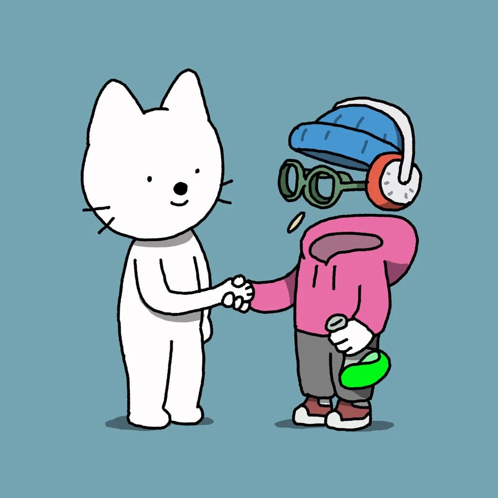 Ilya and nelsg shaking hands!