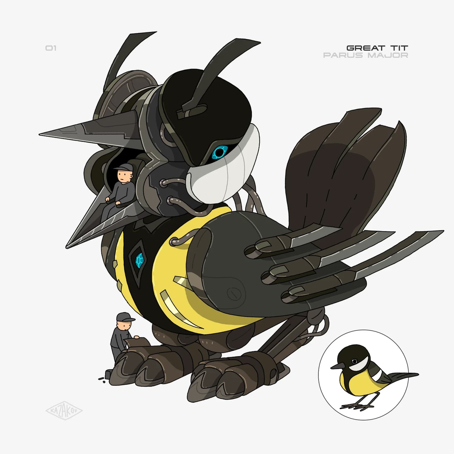 Robobirds — Great Tit