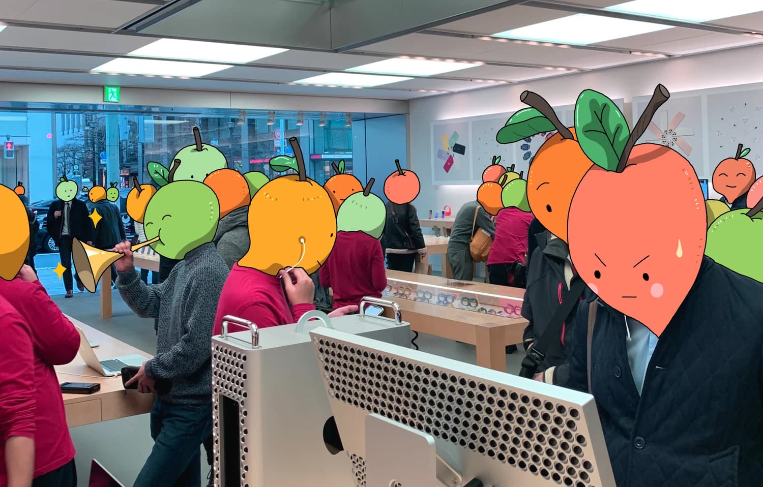 Hi from Apple Store Ginza