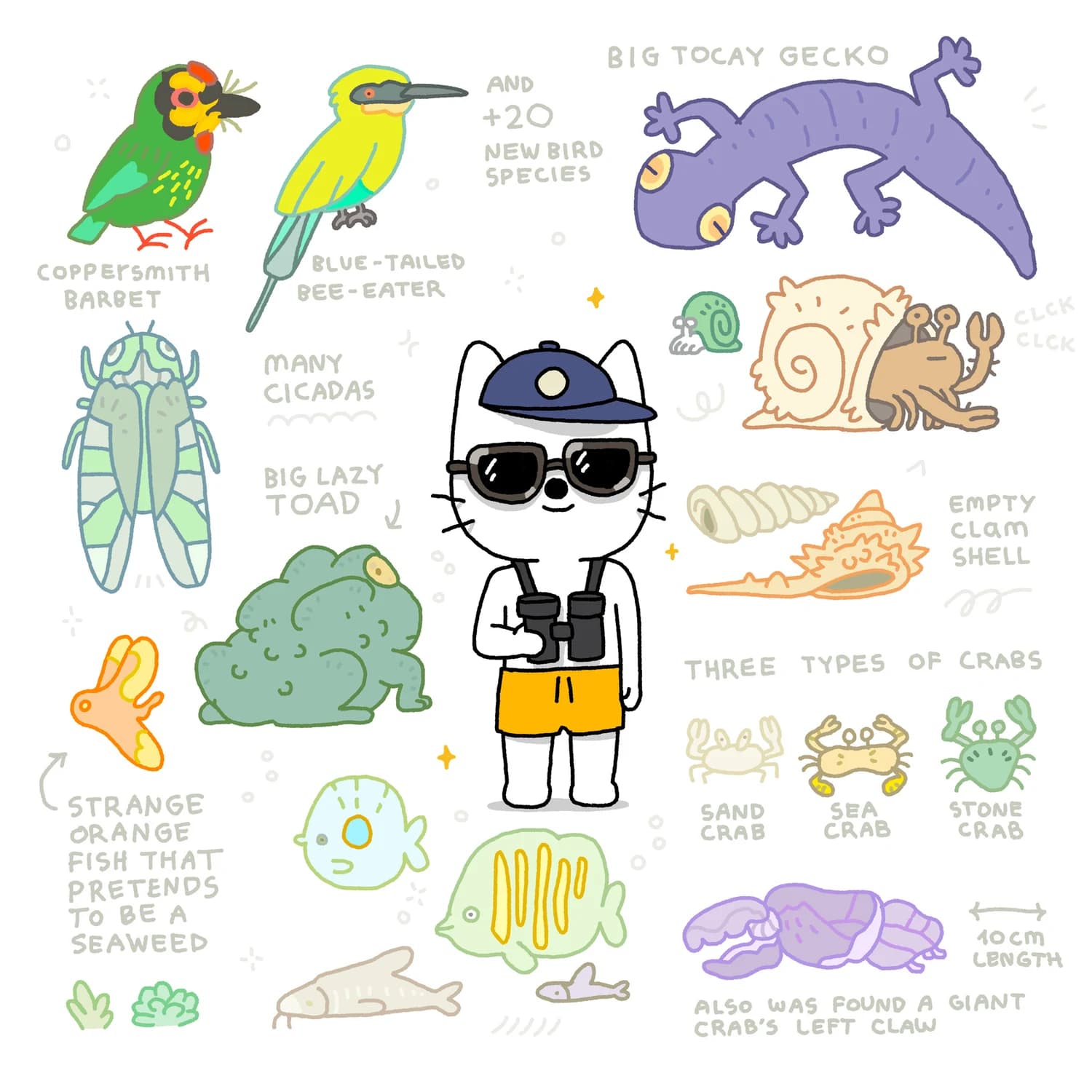Touching creatures