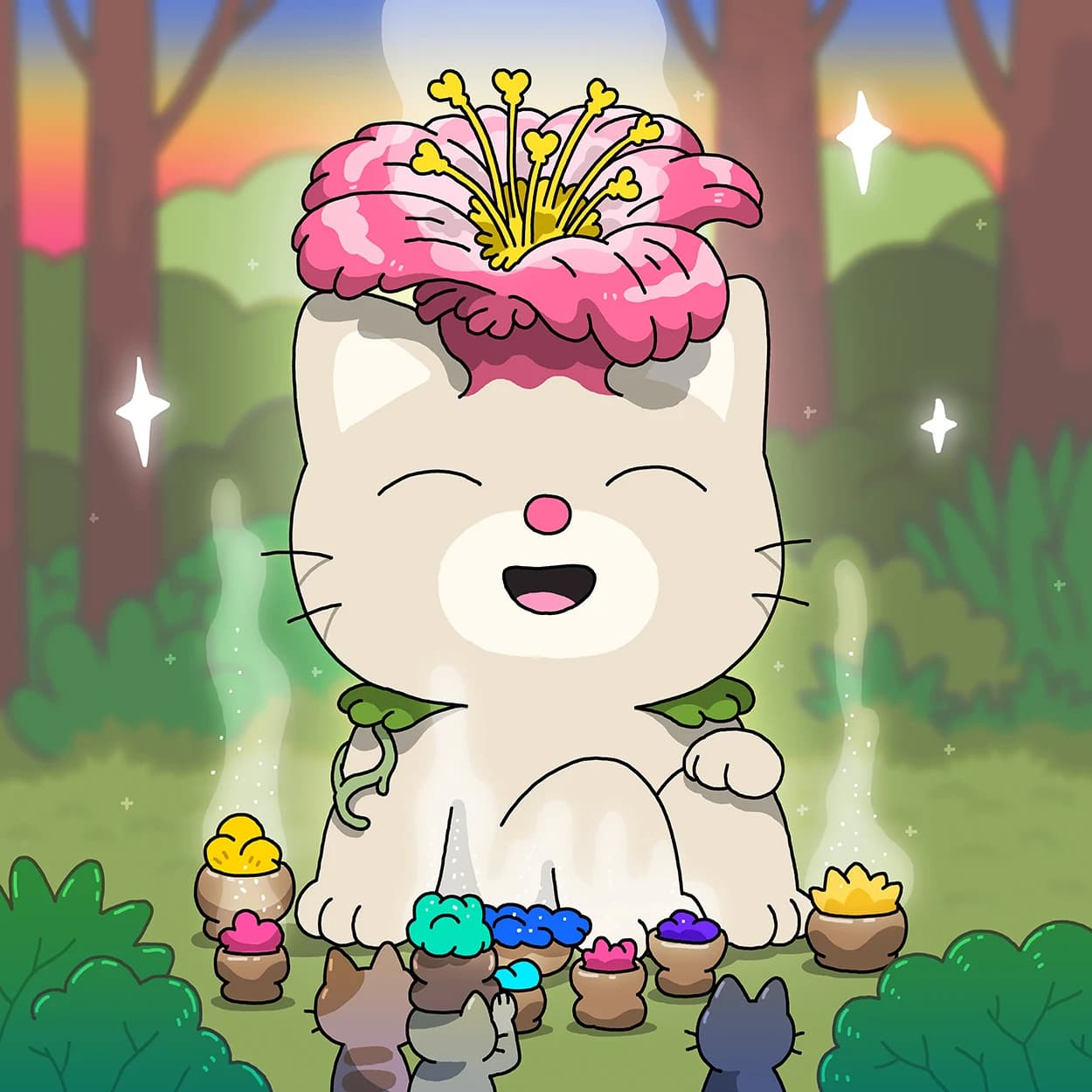 The Flower Cat