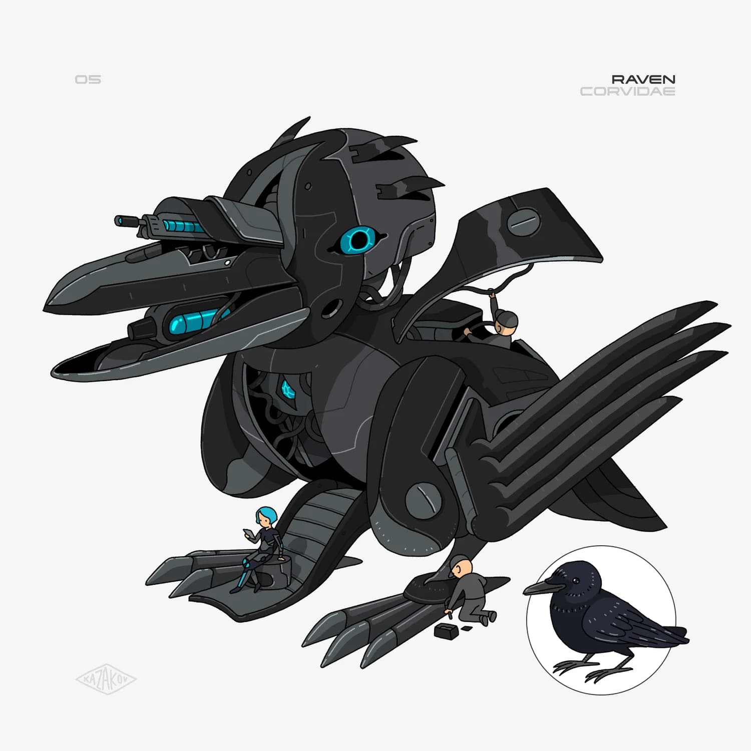 Robobirds — Raven