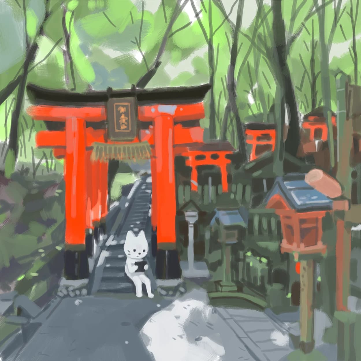 Sketching in Kyoto